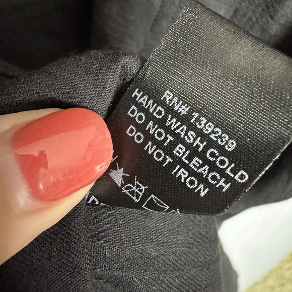 Pomander Place Tuckernuck Black Carolina Caftan Dress Maxi Swim CoverUp XXXL 3XL - Picture 11 of 11